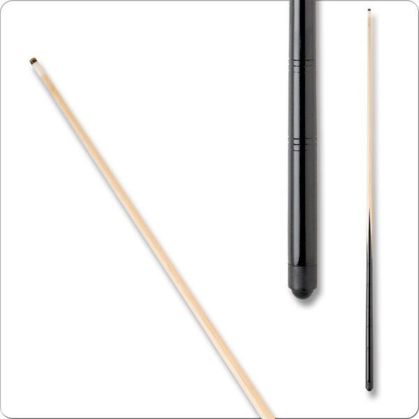 Action - 1-Piece - Black Paint w/ Screw-On Tip - 57in